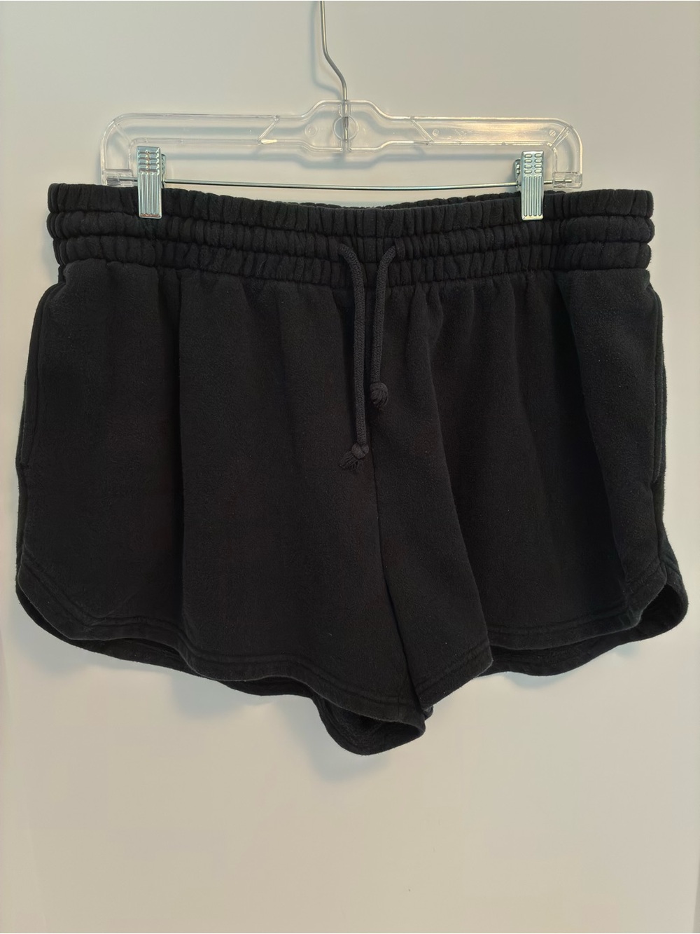 Wild Fable Women's Fleece Pull-On Shorts Gray/ Black Set of 2 Size XL - Picture 6 of 9